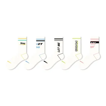 JKN Mid Calf Socks Unisex 5 Pack