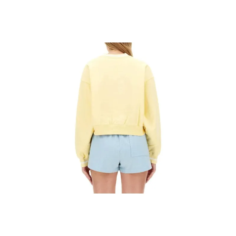 SPORTY & RICH Sweatshirt Women's Yellow-1