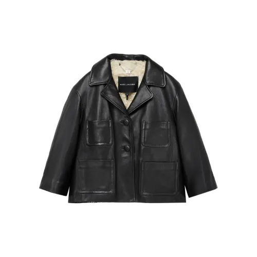 MARC JACOBS Leather Jackets Women's Black