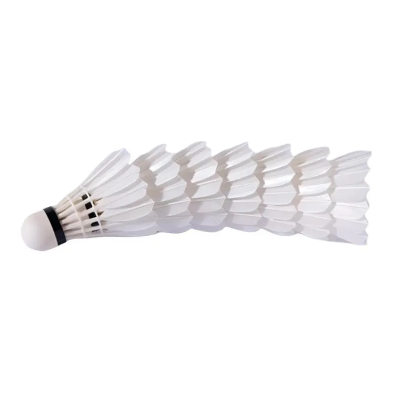 Super Card Goose Feather Shuttlecock 12 Pack Goose Feather All Round Goose Feather Professional Shuttlecocks-1