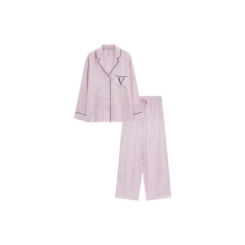 Victoria's Secret Pajama Set Women's Light Pink-0