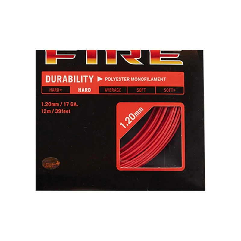 YONEX Tennis Racket Strings Polyester 12m Red-3