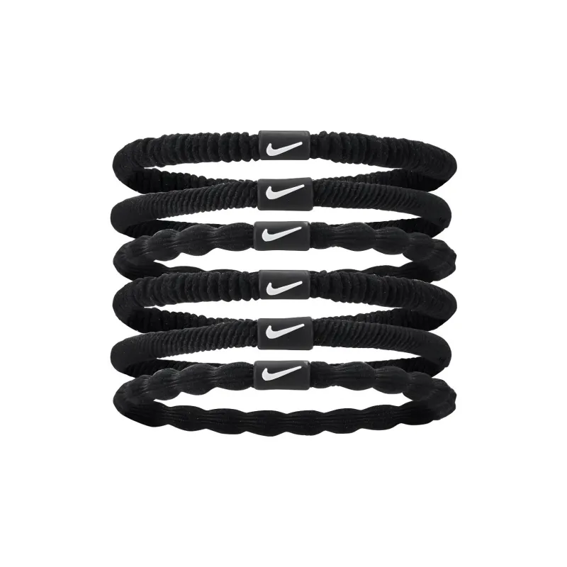 Nike Silk Hair Tie Unisex Black-0