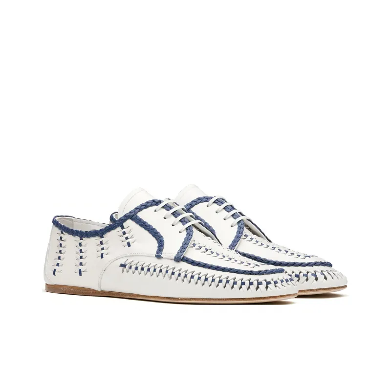 PRADA Casual Shoes Women's White Blue-2