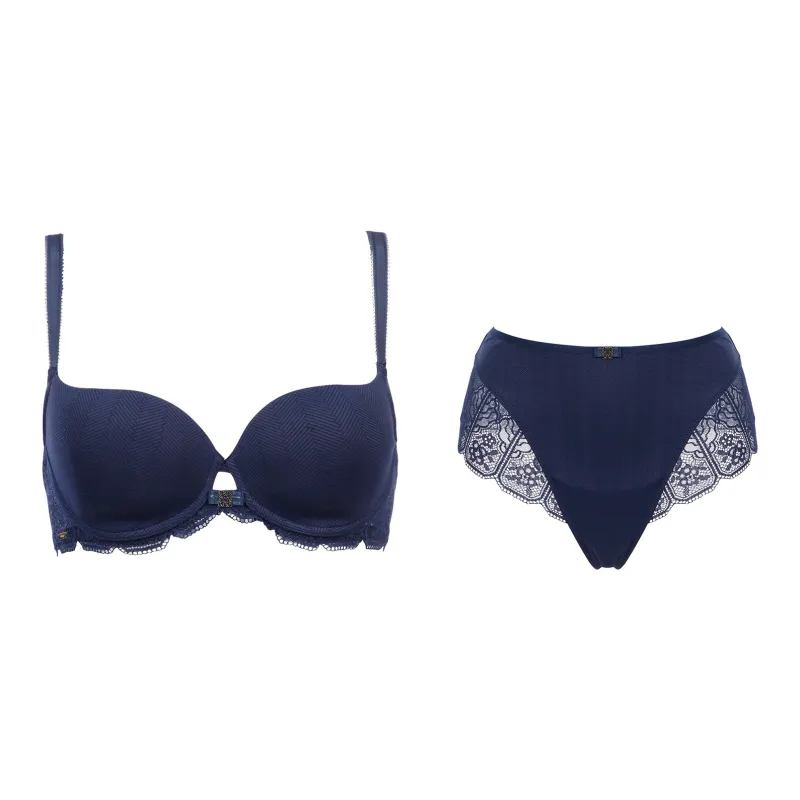 Selmark Underwear Set Women's Solid Color-5