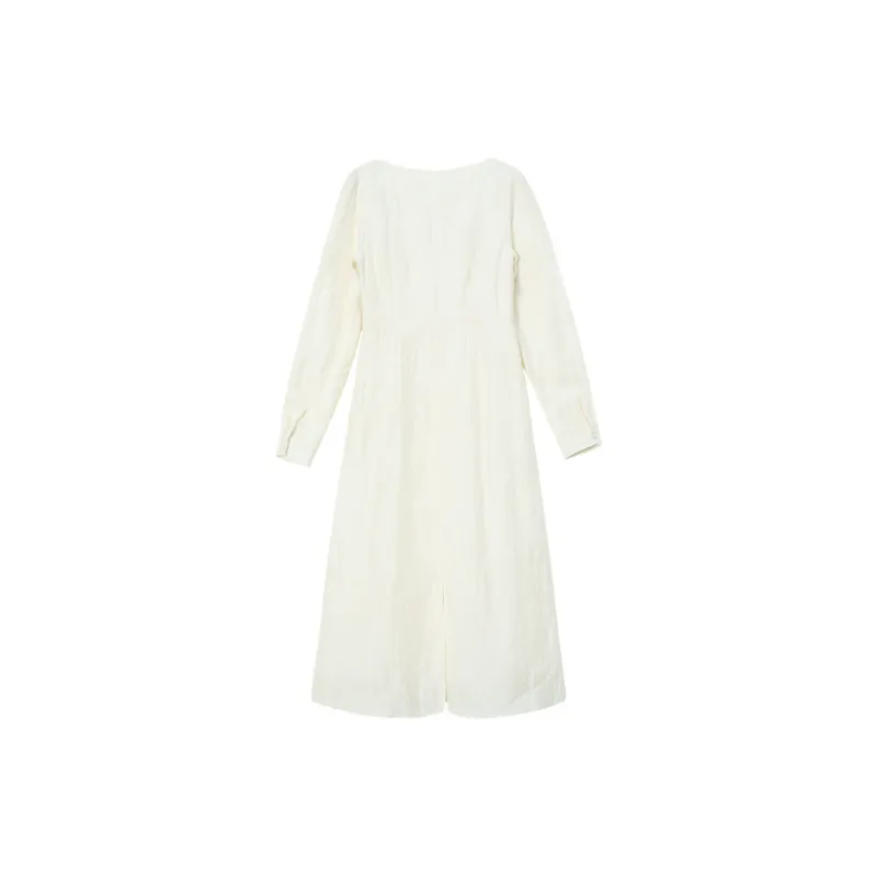 WESTLINK Long Sleeved Dress Women's Apricot-1