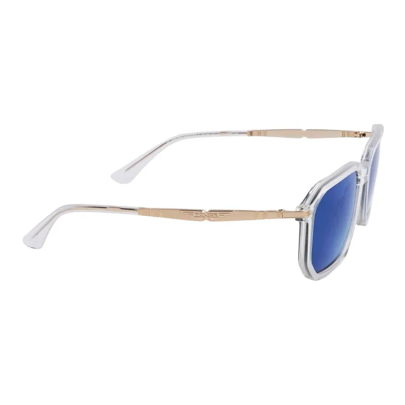 Police Acetate Metal Irregular Shape Sunglasses Men's Transparent-2
