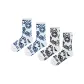4-Pack (Black White+Blue White)