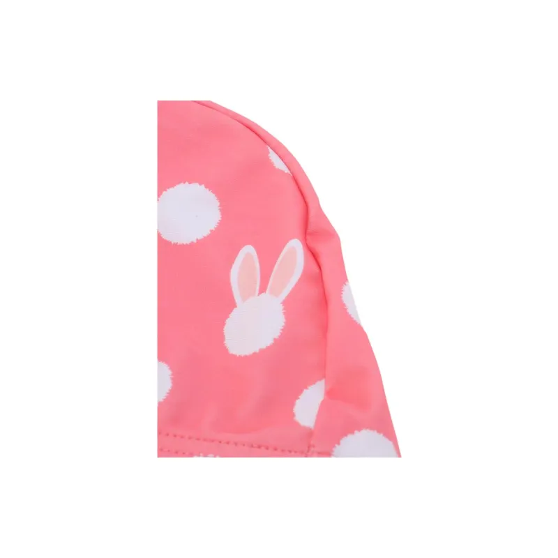 DECATHLON Swimming Caps Waterproof Material Swim Kids' Rich In Elasticity Coral Pink-4