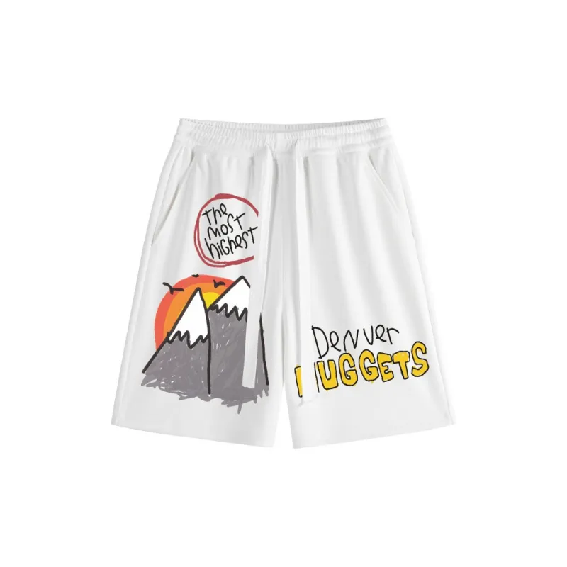 AFTER SCHOOL SPECIAL Casual Shorts Unisex White-1