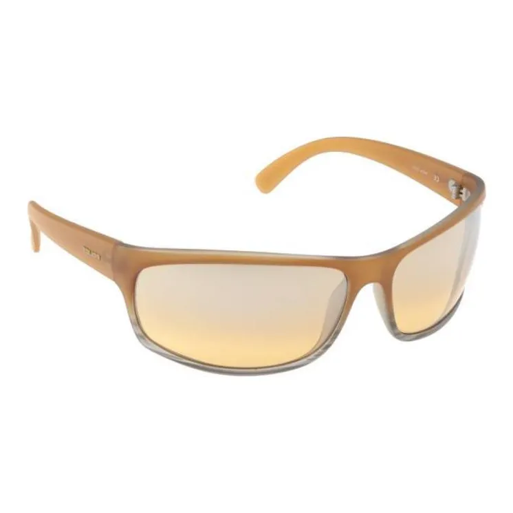 Police Glutamate Rectangular Sunglasses Men's Brown-1