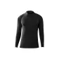 Men's Mock Neck (Charcoal Black)