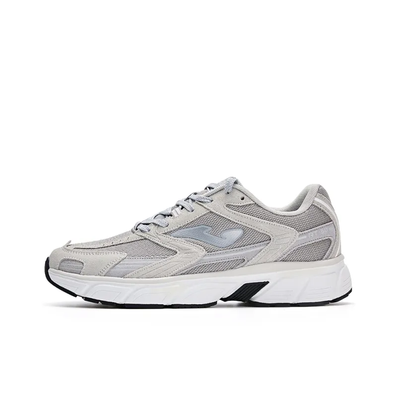 Joma Anti-Slip And Wear-Resistant Breathable Low-Top Casual Shoes Men's Light Gray White-0