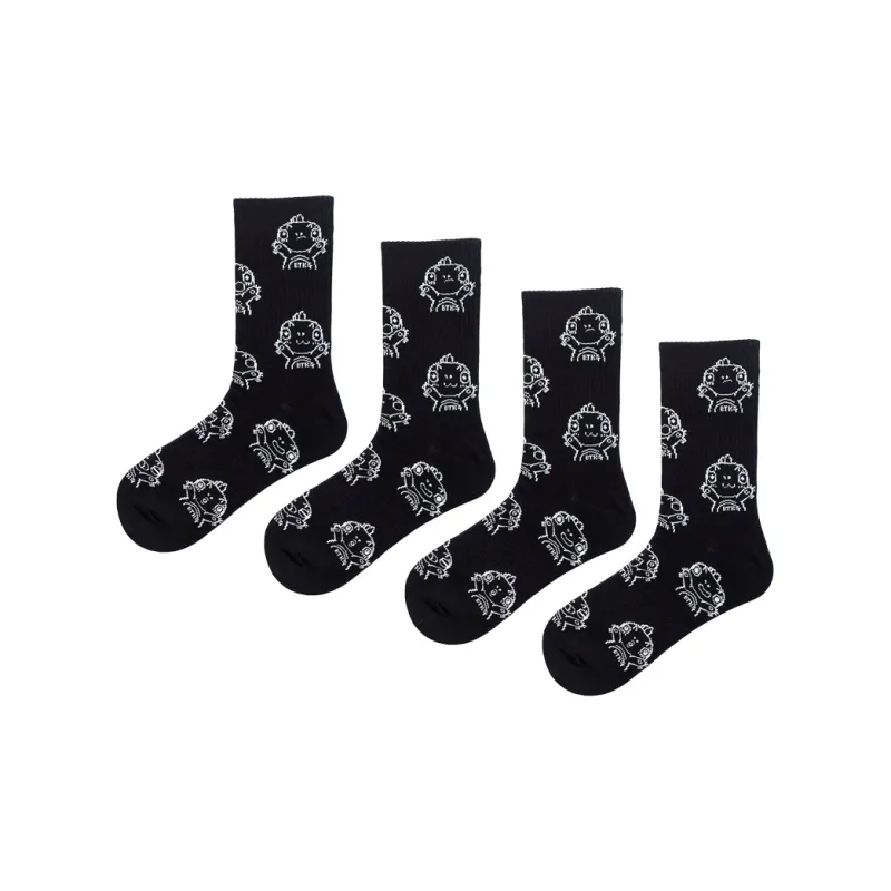 BTK Mid Calf Socks Unisex 4 Pack-5