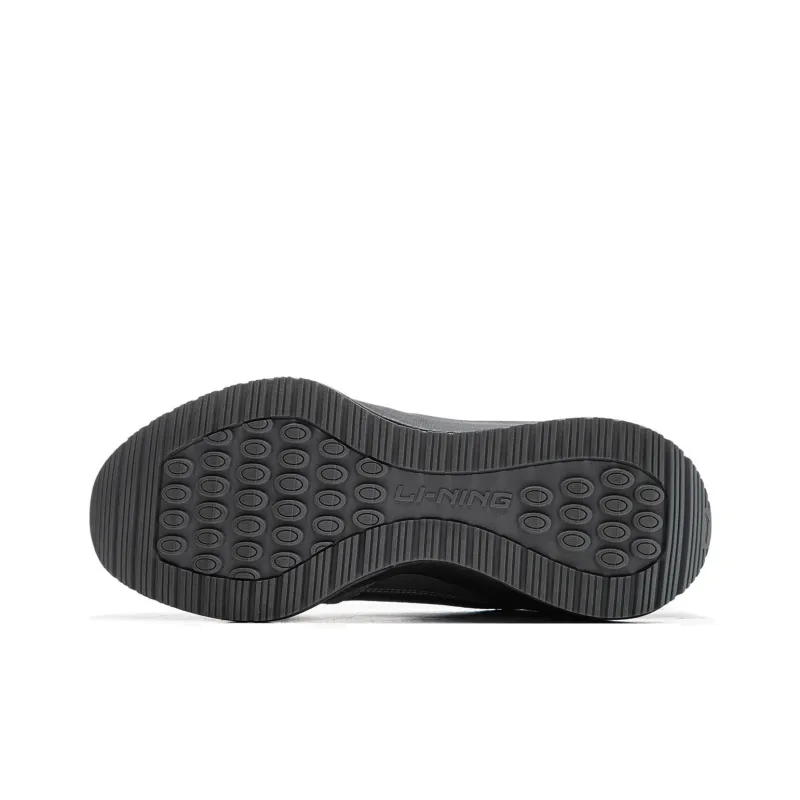 LiNing Load Capacity 2.0 Anti Slip Wear Resistant Low Top Casual Shoes Men's Gray Black-4