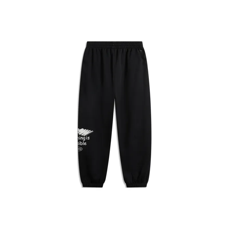 LiNing Sports Fashion Collection Casual Pants Men's Black-1