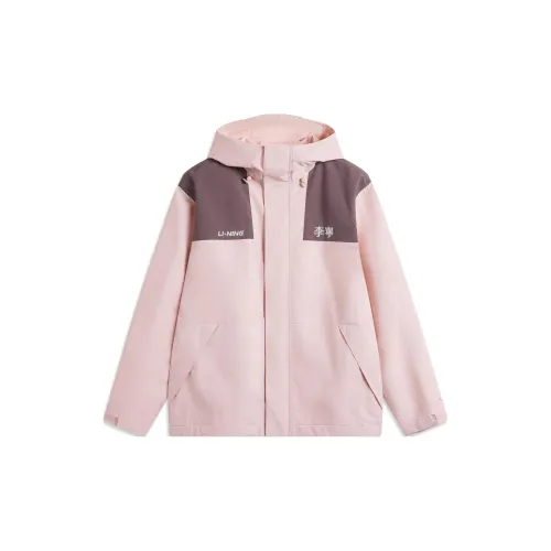 LINING Sports Fashion Collection Trench Coats Women's Light Blush Pink