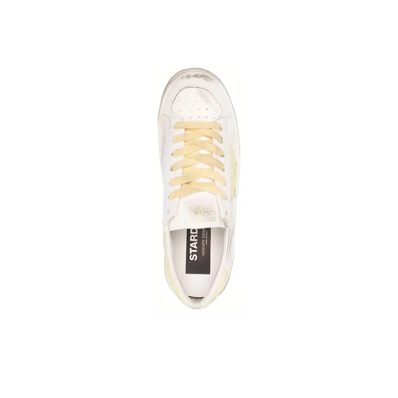 Golden Goose Stardan Stylish Skateboarding Shoes Men's White-4