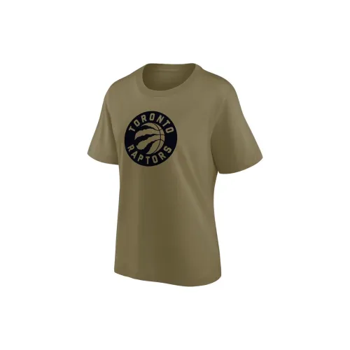 NBA Toronto Raptors T-Shirts Women's Olive Green