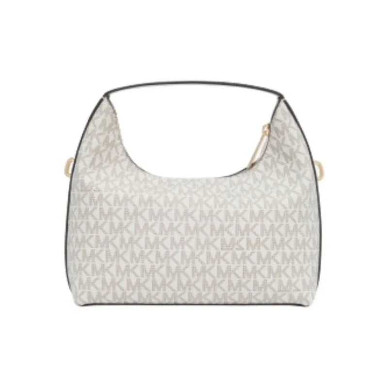 MICHAEL KORS Artificial Leather Shoulder Bag, Crossbody Bag, Handbag Trumpets Women's Grass Green & Milk White-1