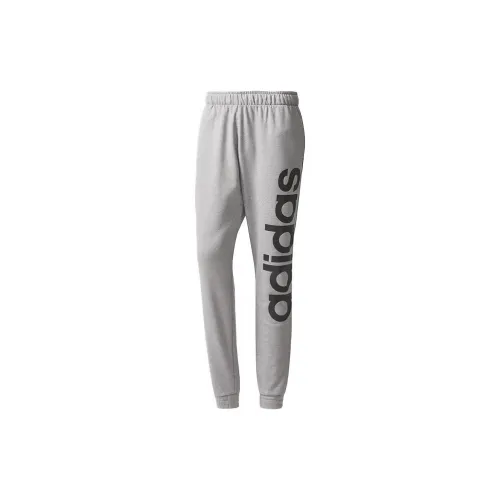 Adidas Knitted Sweatpants Men Basic Heather Gray