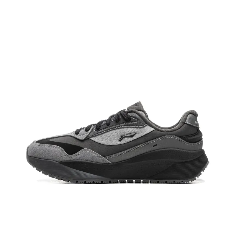 LiNing Load Capacity 2.0 Non slip Lightweight Low Top Casual Shoes Women's Gray Black-0