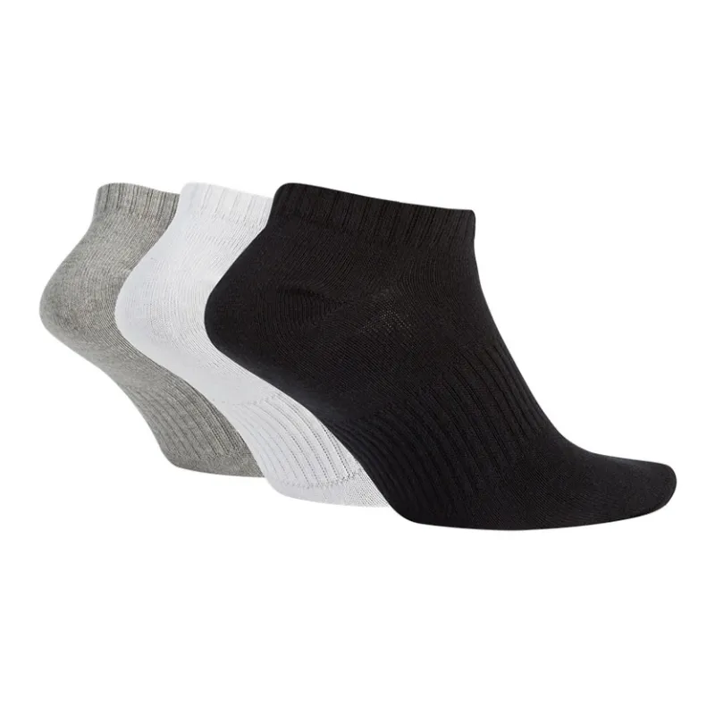 Nike Ankle Socks Unisex 3 Pack Gray/White/Black-1