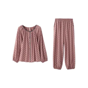 Aannsfam Pajama Set Women's Plum Pink