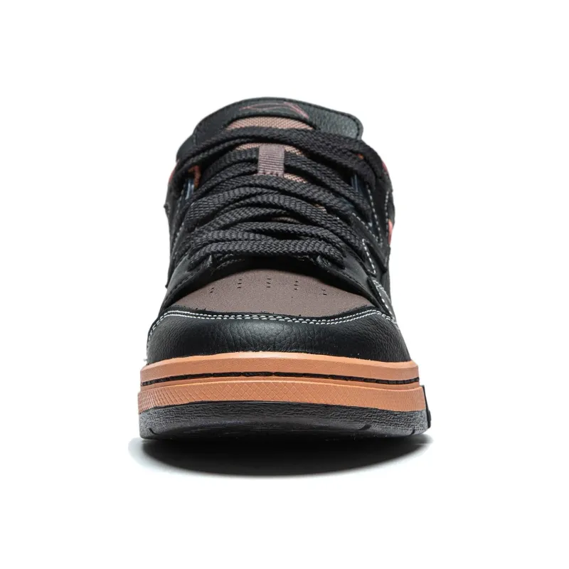 LiNing Slip-Resistant Cushioning Low-Top Skateboard Shoes Men's Black-4
