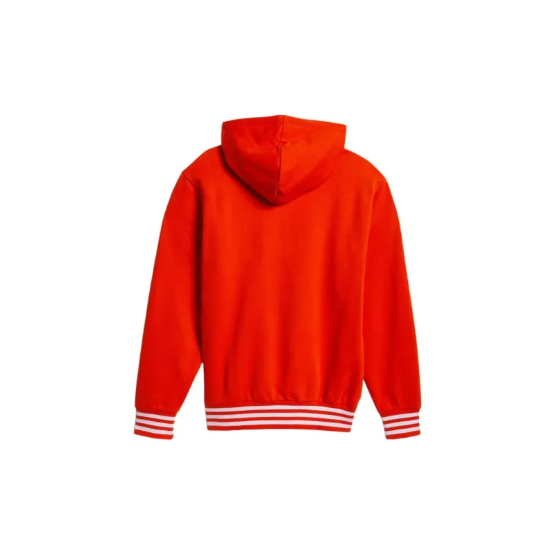Adidas Originals Shmoofoil Heavyweight Hoodie Sweatshirt Men's Preppy Orange-1