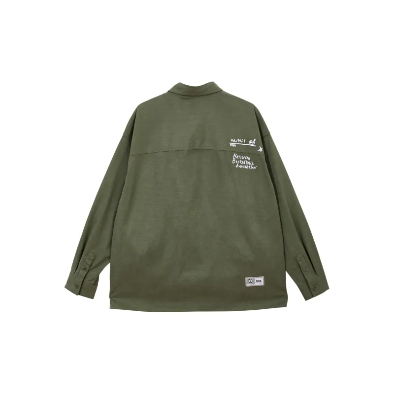 JACK JONES· x NBA Shirt Coat Men's Grass Green-1