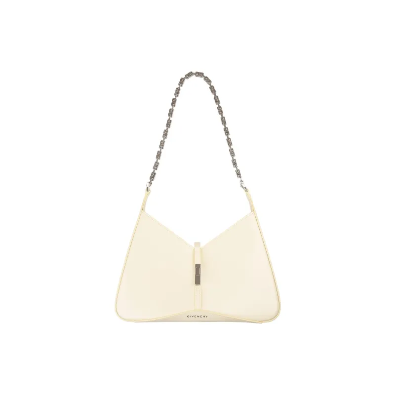 GIVENCHY Cut Out Series Shiny Brushed Calfskin Portable Crossbody Bag, Shoulder Bag Women's Yellow-1