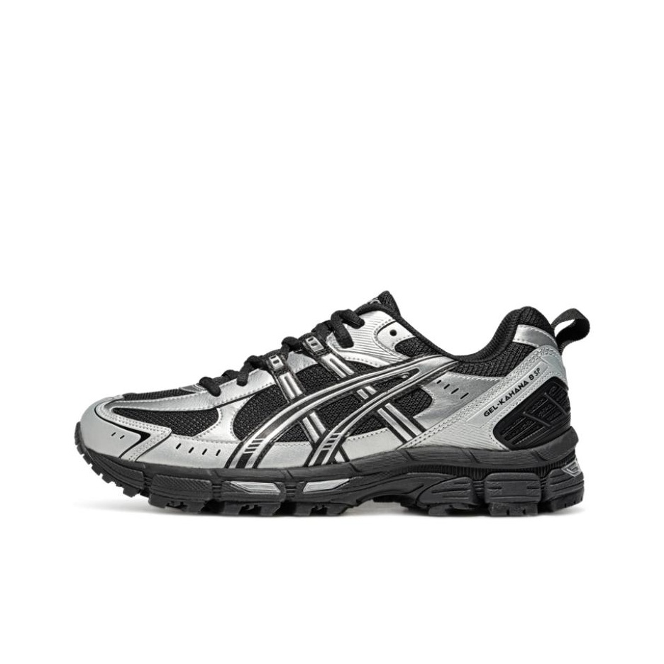 Asics Gel Kahana 8 Running Shoes Men Low Top Silver Black