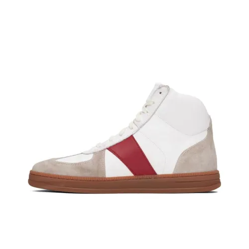 RHUDE Skateboard Shoes Men High-Top White