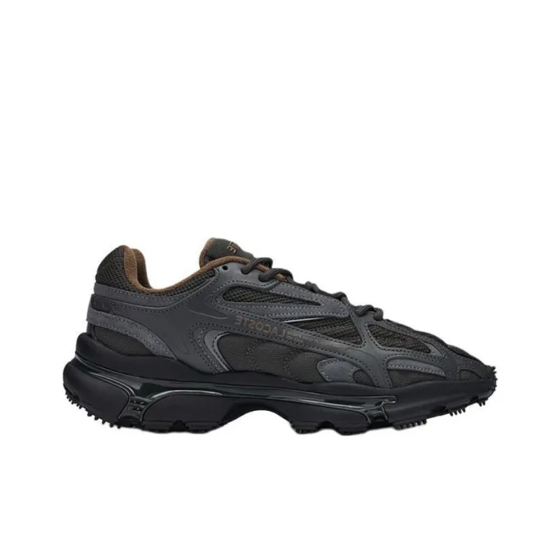 LACOSTE Low Top Casual Shoes Men's Black-1