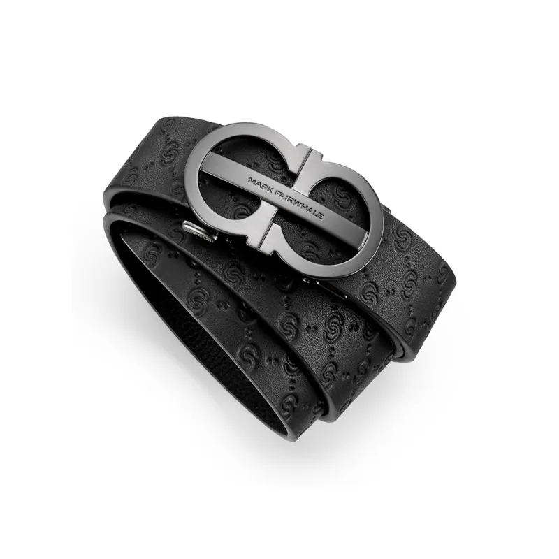 FAIRWHALE Top Grain Cow Leather Belts Men's Width 3.5CM-1
