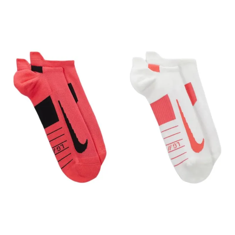 Nike Multiplier Running No-Show Socks Ankle Socks Unisex 2 Pack-1