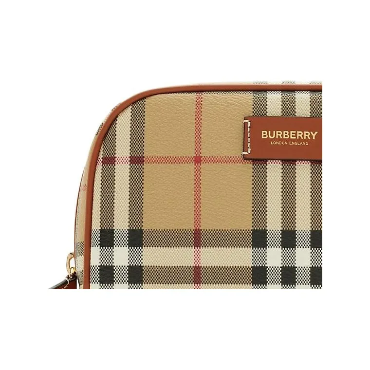 Burberry Polyurethane Clutch Small Size Women's Beige-3