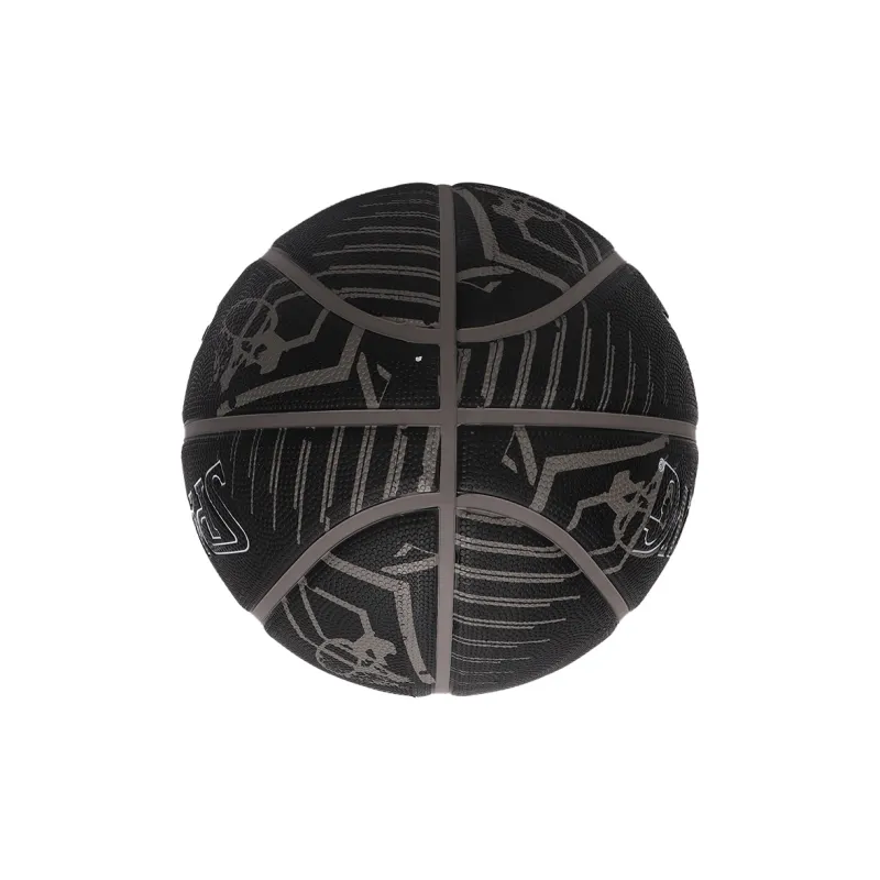 SPALDING Rubber Basketball White Black Size 7 Training Unisex-2