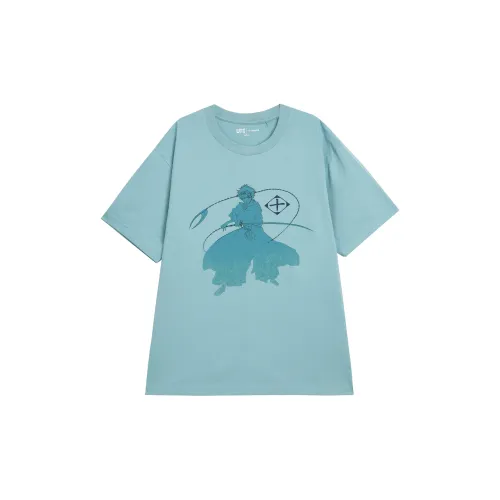 UNIQLO X BLEACH SS23 T-Shirts Unisex Emerald Green