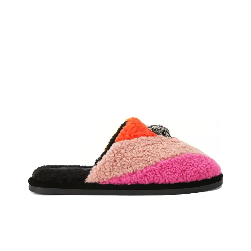 Kurt Geiger London Wrap-toe Slippers Women's Pink-1