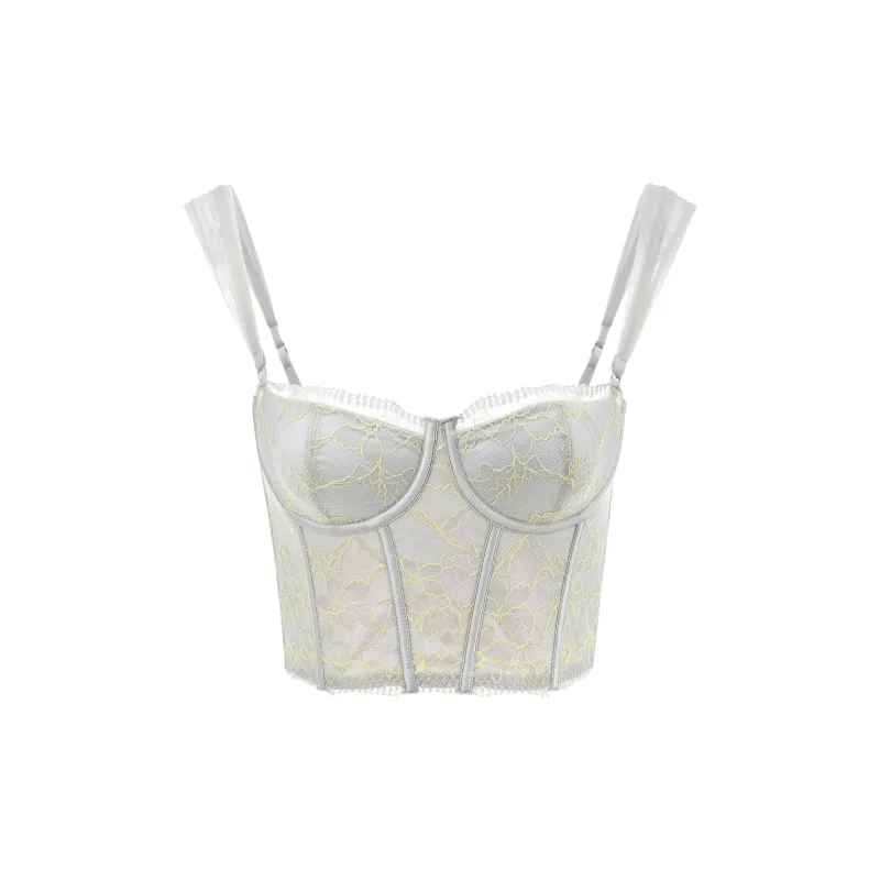 Yiner Life Camisole With Anti-Sagging Technology Women's Silver Gray-0