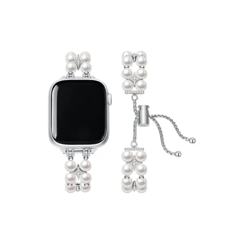 ZEGL Apple Compatibility Watch Band Pearl Bracelet Material