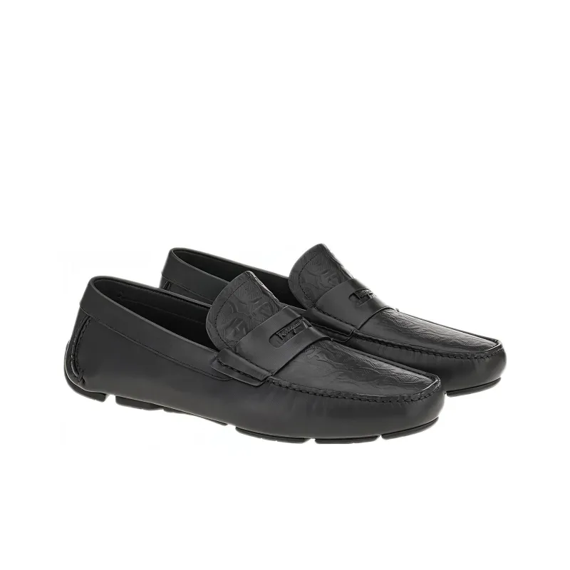 FERRAGAMO Casual Shoes Men's Black-1