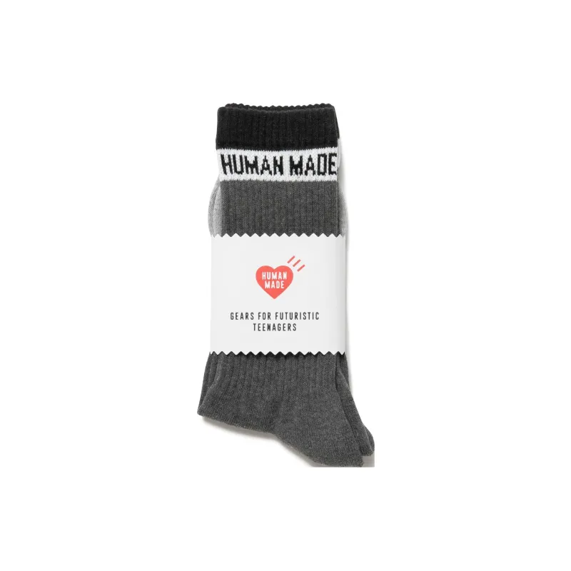 HUMAN MADE Duck Pile Socks Green-5