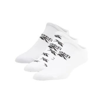 Reebok Classics Invisible Socks Ankle Socks Unisex 3 Pack White