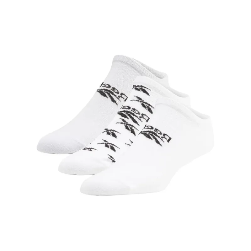 Reebok Classics Invisible Socks Ankle Socks Unisex 3 Pack White-0