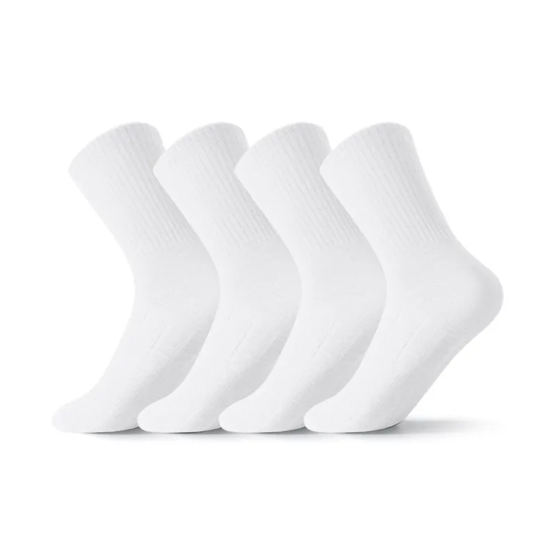 SHIWAJI Mid Calf Socks Men's 4 Pack-0