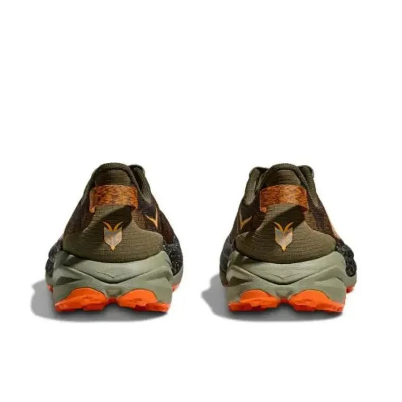 HOKA ONE ONE Speedgoat 6 Anti-Slip Wear-Resistant Low-Top Running Shoes Men's Olive-4