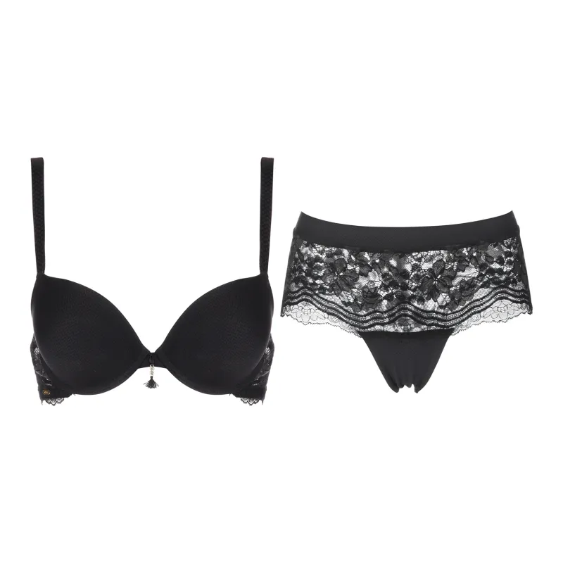 Selmark Underwear Set Women's Black-0